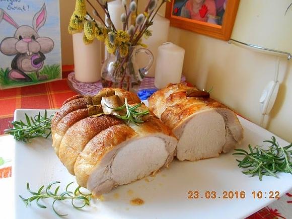 Schab pieczony na bazie naturalnych przypraw