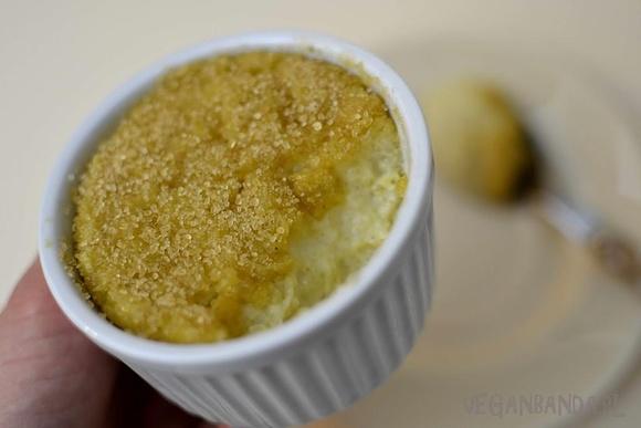 Crème brûlée z kaszy jaglanej