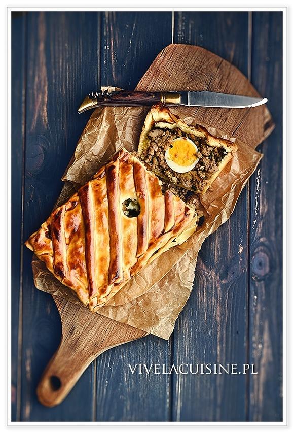 Pâté de pâques poitou - wielkanocny pasztet z mięsa i jajkami