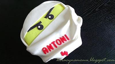 Tort Ninja biała
