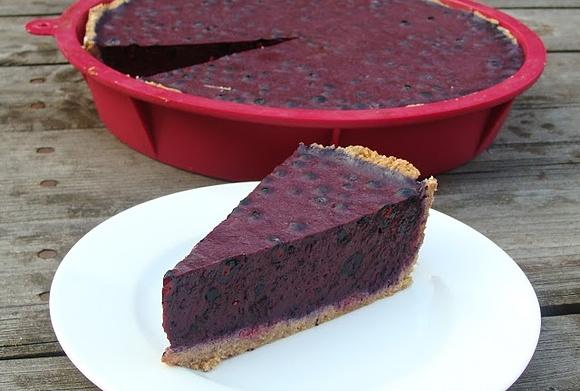 Tarta jagodowa bez pieczenia paleo
