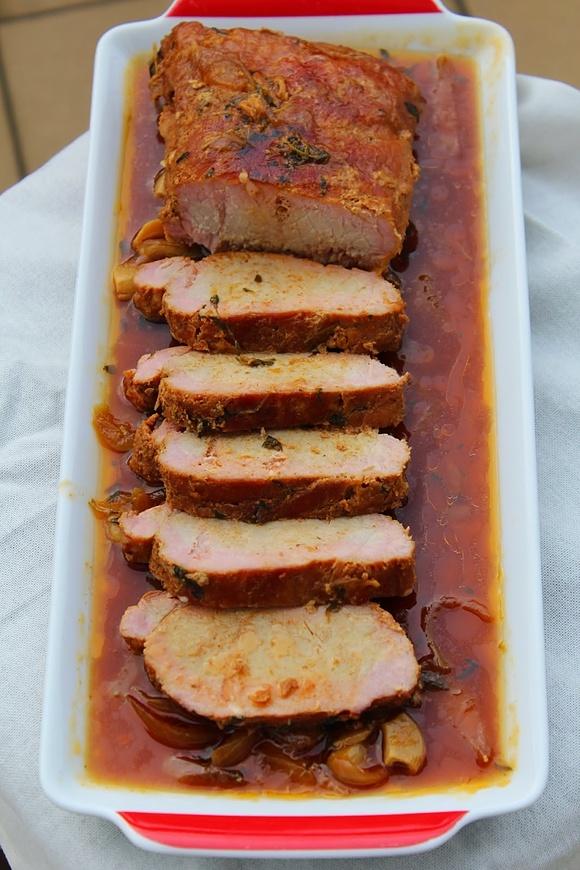 Schab pieczony na ostro