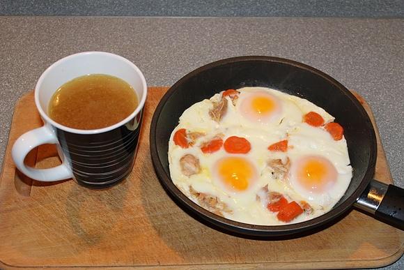 Dieta scd etap intro dzień pierwszy sadzone jajka