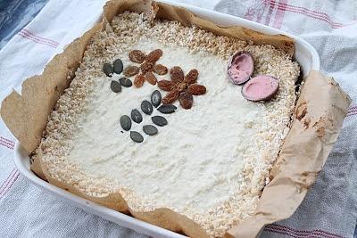 Mazurek kokosowy last minute bez pieczenia