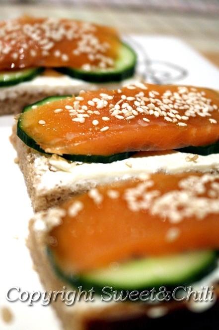 Japońskie kanapki sushi