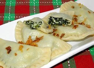 Pierogi ze szpinakiem