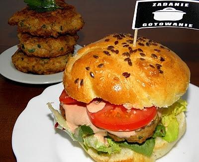 Kurczakburger domowy fast food