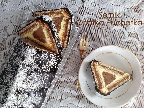 Sernik chatka Puchatka bez pieczenia