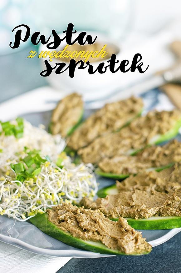 Pasta z wędzonych szprotek