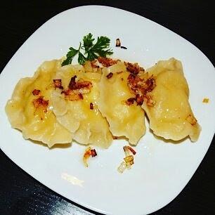 Pierogi ruskie z mąki kukurydzianej