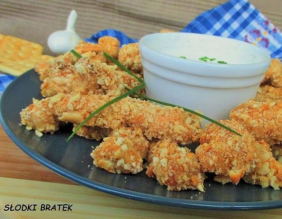Nuggetsy z kurczaka w krakersach