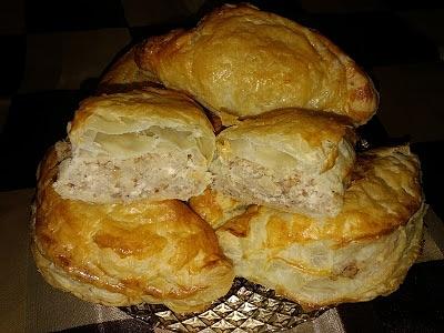 Francuskie pierogi z kaszą i serem