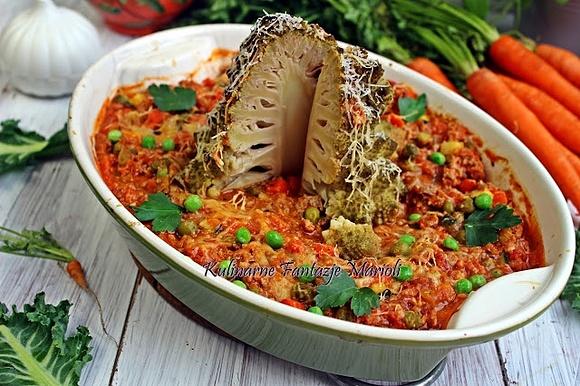 Zapiekany kalafior romanesco