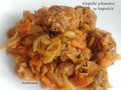 Pikantne klopsiki w kapuście