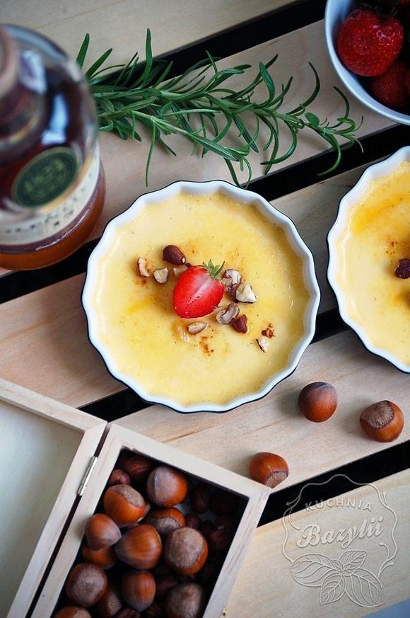 Creme brulee z rozmarynem