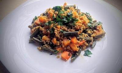 Kaszotto warzywne z curry