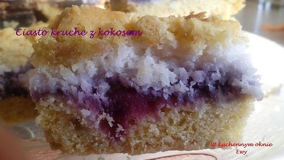 Ciasto kruche z kokosem