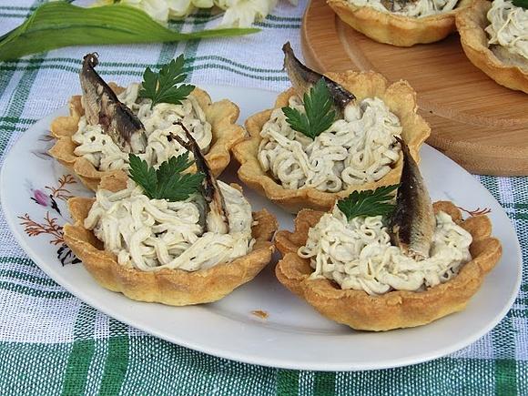 Tartaletki z pastą rybno-jajeczną