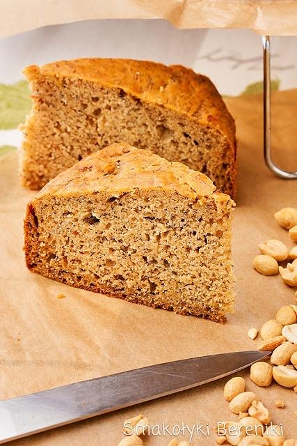 Ciasto bananowe z masłem orzechowym