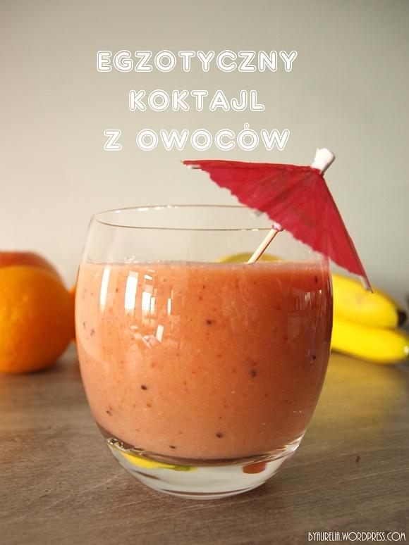 Egzotyczny koktajl z owoców