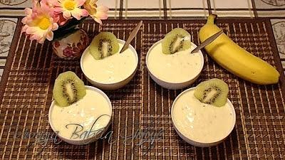 Kasza jaglana z bananami i kiwi - zdrowe śniadanie i podwieczorek