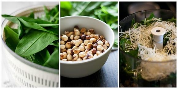 Tradycyjne pesto z czosnku niedźwiedziego