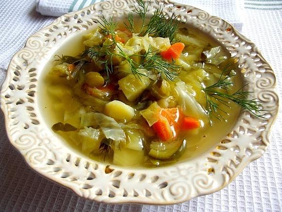 Zupa zielono mi - lekka dietetyczna na warzywach zielonych