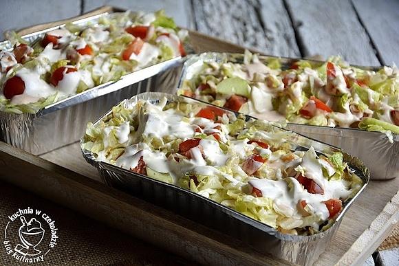 Holenderski kebab z pieczarkami