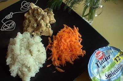 Kurczak w sosie śmietanowo-koperkowym