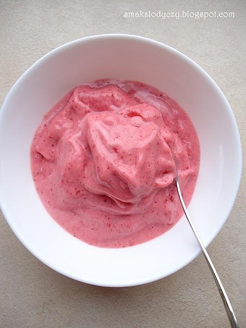 Sorbet truskawkowo-bananowy