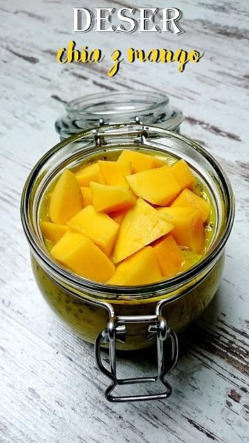 Deser chia z mango