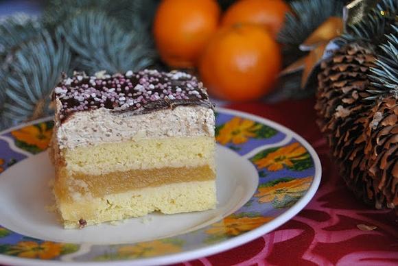 Niebo w gębie - orzechowo-jabłkowy tort świąteczny