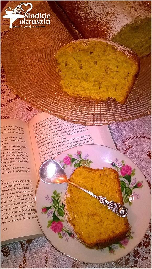 Szybkie wilgotne ciasto dyniowo-kokosowe bez miksera