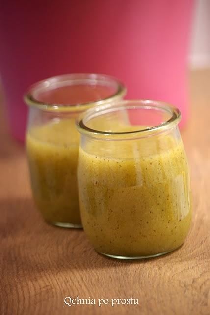 Koktajl z mango, kiwi i jabłka