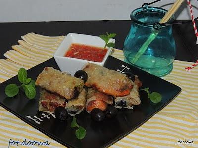 Sajgonki w sosie słodko-kwaśnym