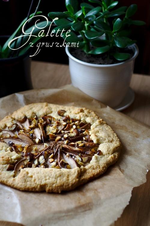 Galette z gruszkami i kasztanami