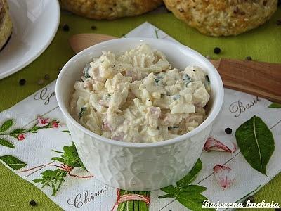 Pasta jajeczna z szynką na kanapki