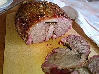 Długo pieczona pierś z gęsi