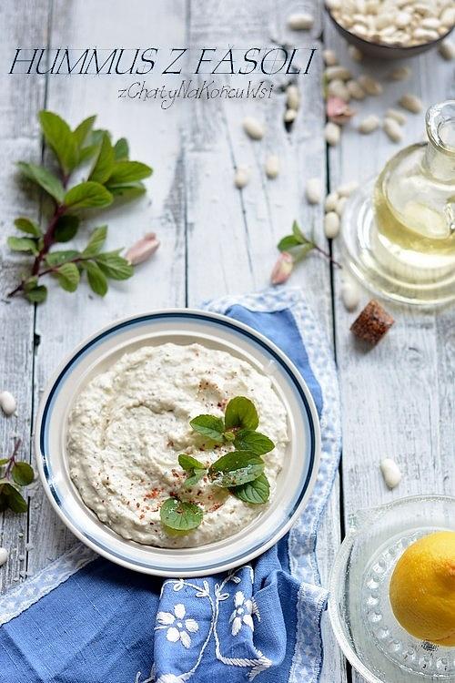 Hummus z białej fasoli