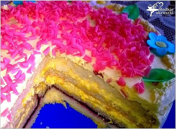 Tort urodzinowy dla księżniczki