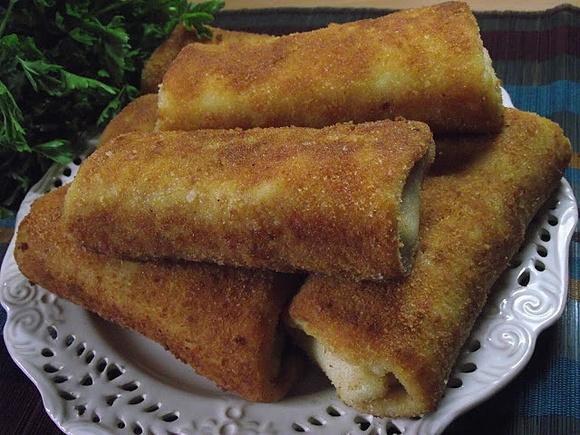 Krokiety ze słodką kapustą i pieczarkami