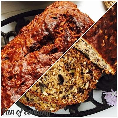 Chlebek bananowy z orzechami pekan i kokosem