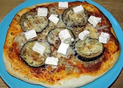 Pizza z bakłażanem i fetą