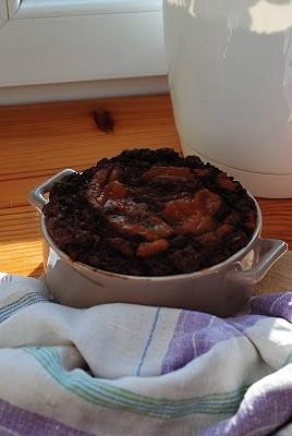 Kakaowa pieczona owsianka z puree dyniowym