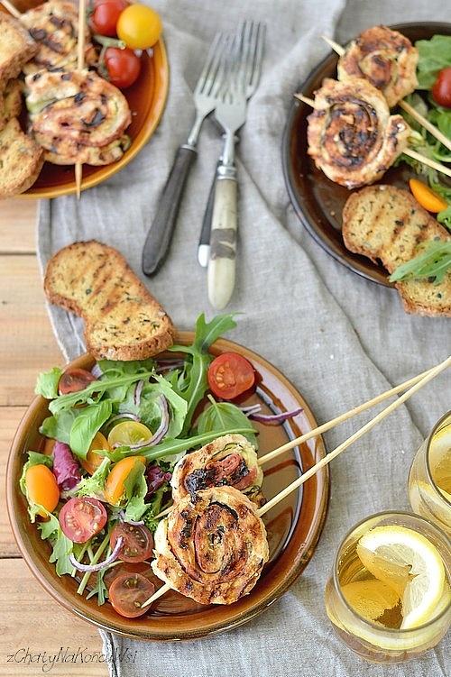 Grillowane drobiowe roladki