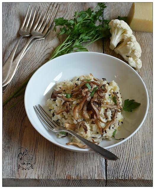 Dzikotto risotto z kalafiorem i grzybami