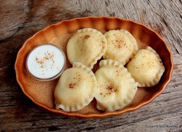 Pierogi z serem i miętą po lubelsku