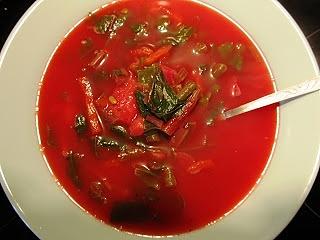 Zupa z botwinki