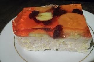 Sernik na zimno z kaszą jaglaną