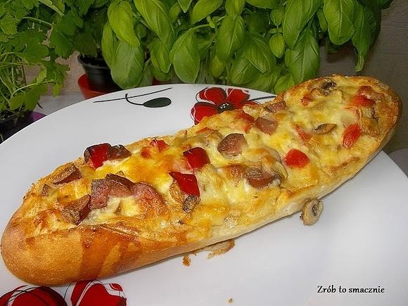 Pieczone bagietki z jajecznym farszem wersja ii